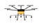 Agriculture drone. Isolated light aircraft