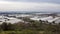 Agriculture farming greenhouses, view from Carmel mountains, Israel