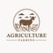 Agriculture and farming vector logo design