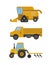 Agriculture industrial farm equipment machinery tractor combine and excavator rural machinery corn car harvesting wheel