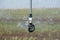 Agriculture: irrigation of agricultural crops. Automated irrigation system in agriculture
