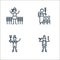 agriculture line icons. linear set. quality vector line set such as cash, fork, subsistence