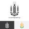 Agriculture Logo Template Design. Icon or Symbol. farm, agro company, farming. Vector flat design