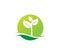 agriculture natural plant fertile logo design