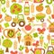 Agriculture seamless pattern