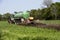 Agriculture, spreading manure. Germany, Europe