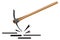 Agriculture Tool - Hand held Spade - Illustration