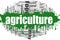 Agriculture word cloud