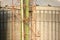 Agriculture Worker Climbing Stairway On Grain Bin