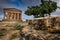 Agrigento, Italy - October 15, 2009: ancient Greek landmark in t