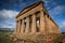 Agrigento, Italy - October 15, 2009: ancient Greek landmark in t