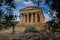 Agrigento, Italy - October 15, 2009: ancient Greek landmark in t