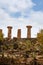 Agrigento Sicily covers an area called the Valley of the Temples.