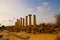 Agrigento, Sicily Italy - 09 26 2026: Valley of the Temples. Remains of the Temple of Heracles Hercules.