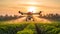 Agritech Aerial Ballet: Precision Spraying with Drones