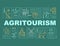 Agritourism word concepts banner