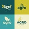 Agro company logo. Identity for Agricultural business.