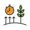 Agronomy icon, simple vector icon. Web icon simple thin line vector icon