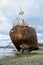 Aground ship at cabo san pablo beach, argentina