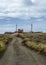 Aground ship at horizon, cabo san pablo, argentina