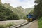 Aguas Calientes, Railway by the Urubamba River, Machu Picchu, Peru, South America