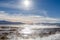 Aguas termales de Polques, hot springs with a pool of steaming natural thermal water in Bolivia