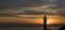 Aguilas Lighthouse at sunrise