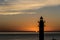 Aguilas Lighthouse at sunrise