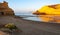 Aguilas, protected marine park of the four coves, on the Mediterranean sea of Murcia, a tourist destination in Spain