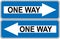 Ahead Only, one way traffic sign, Drive Straight Arrow Traffic Vector illustrations