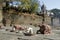 Ahilyabai Holkar Ghat on the bank of river Narmada at Maheshwar