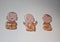 Ahmedabad, Gujarat/India - February 24, 2020 : Illustration of little meditating monks