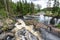 Ahvenkoski waterfall in Karelia