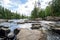 Ahvenkoski waterfall in Karelia