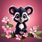 AI-Crafted Indri Delight: Detailed 3D Beauty