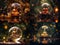 AI creates beautiful images of Buddha statues.