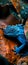 AI creates images of blue lizard lizards gekko hyper realism realistic photography