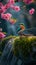 AI creates images of Blue-tailed bee-eater, Merops. philippinus,