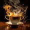 AI creates images of how to make tea, coffee,
