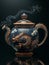 AI creates images of Illustration Dragon Teapot