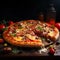 AI creates images, pizza, popular food,