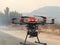 AI drone measures air quality levels