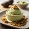 AI generated Avocado Delight, Gourmet Dessert Photography