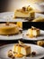 AI generated, Capturing the Artistry of Caramelized Banana Cheesecake