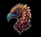 AI generated cartoon vulture predatory bird mascot