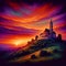 AI generated digital art "Remarkable Sunday Dawn"