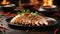 AI generated Gourmet Mastery, Chicken Teppanyaki Delight