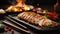 AI generated Gourmet Mastery, Chicken Teppanyaki Delight