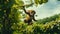 AI Generated Hang in There Animated Monkey GIF and Encouragement