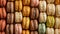AI generated illustration of an assortment of vibrant macarons
